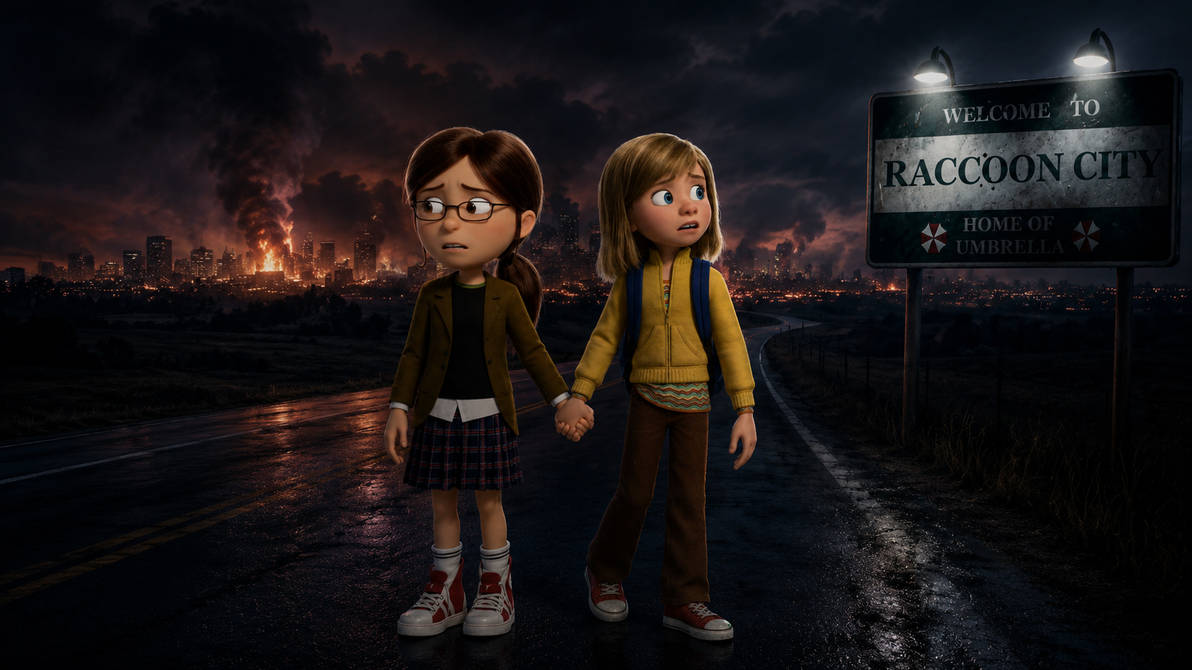 Racoon Riley Margo and Riley are trapped in raccoon city by SRStudiosFanclub on ...