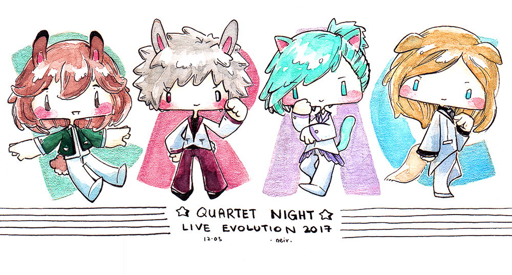 Quick Watercolour 12 03 17 Quartet Night Live By N2y On Deviantart