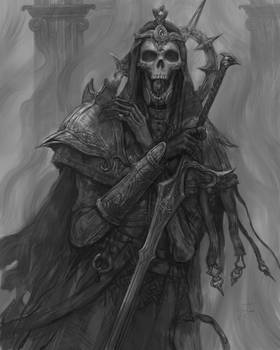 The Lich is the guardian of the tomb
