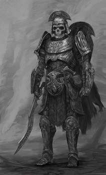Knight-warrior defender of the desert crypts