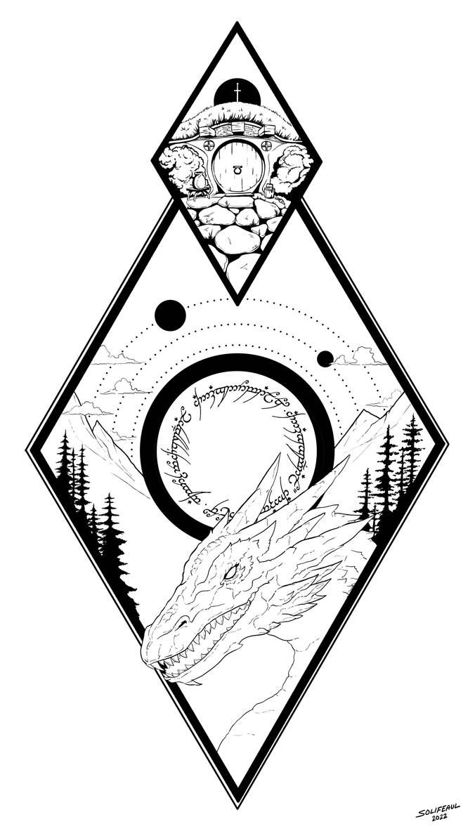 Misty Mountains Tattoo by Solifeaul on DeviantArt
