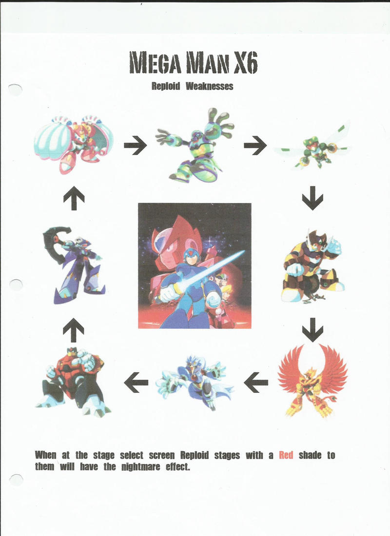 X Reploid Mega Man X6 Reploids by MegaSilverX1 on DeviantArt