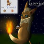 Fusion!Eevee+Charmander= Eemander.