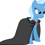 Trixie with black cape