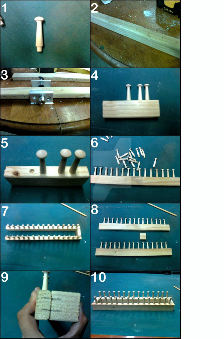 DIY Straight Knitting Loom by chrismono on DeviantArt