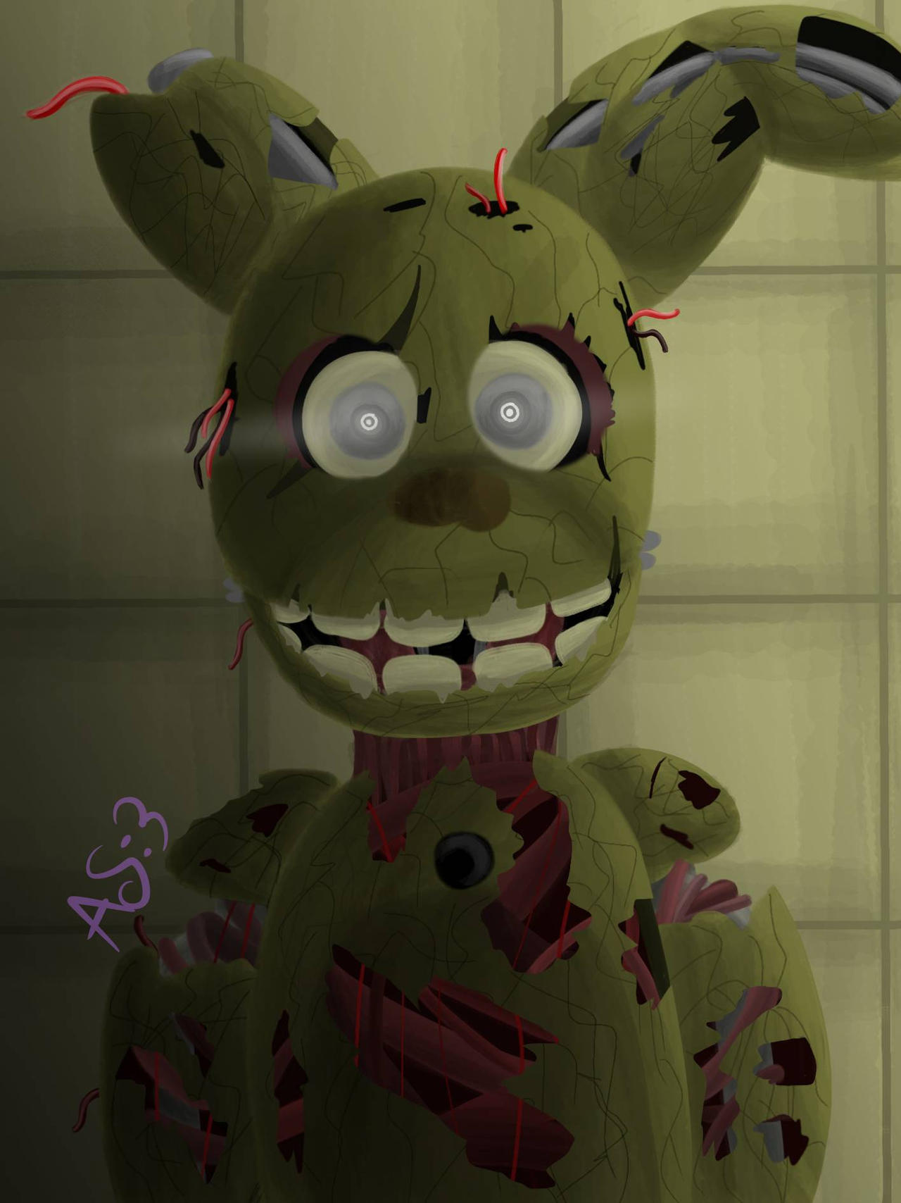 springtrap (realistic attempt) by zspringz on DeviantArt