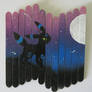 Shiny Umbreon Magnet Pokemon Acrylic Painting