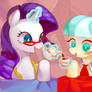 Rarity and Coco