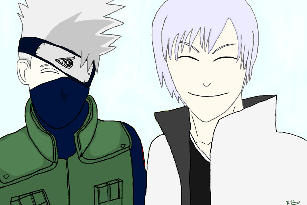 [SMILE BATTLE] Hatake Kakashi and Ichimaru Gin :) by BKASSASSIN