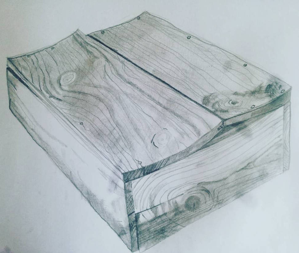 Rustic Box Sketch Design Wooden Box by BKASSASSIN on DeviantArt