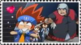 Benkei pulling ginga's scarf stamp!!!