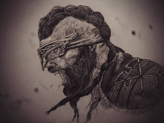 Viking, hand drawing