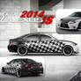 Lexus IS Hounds Tooth Design