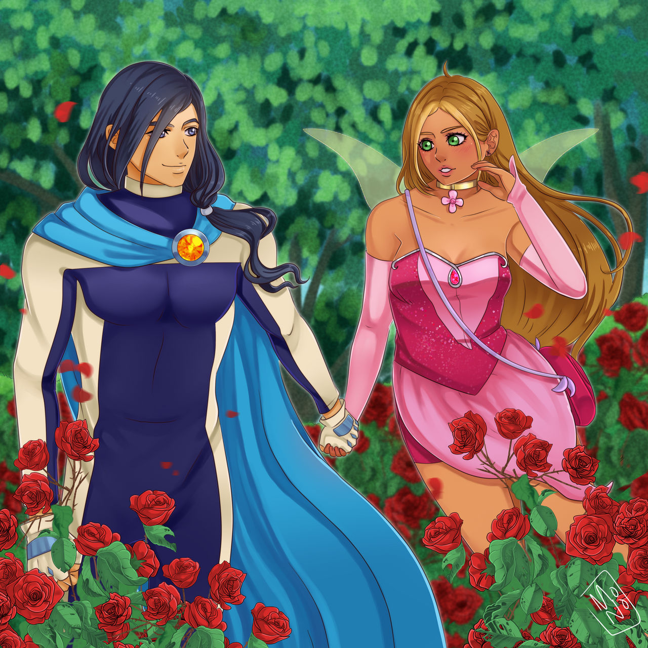 Flora and Helia by MageMono on DeviantArt