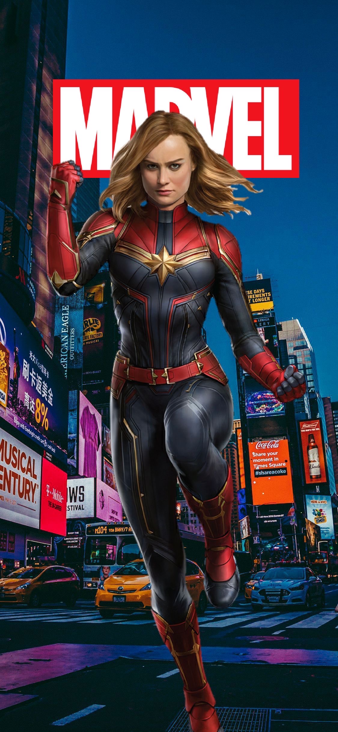 Captain Marvel - iPhone 11 Wallpaper by Vit0Zai on DeviantArt