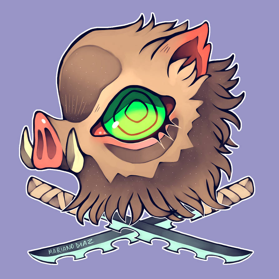 Inosukes mask by sinner-moon on DeviantArt