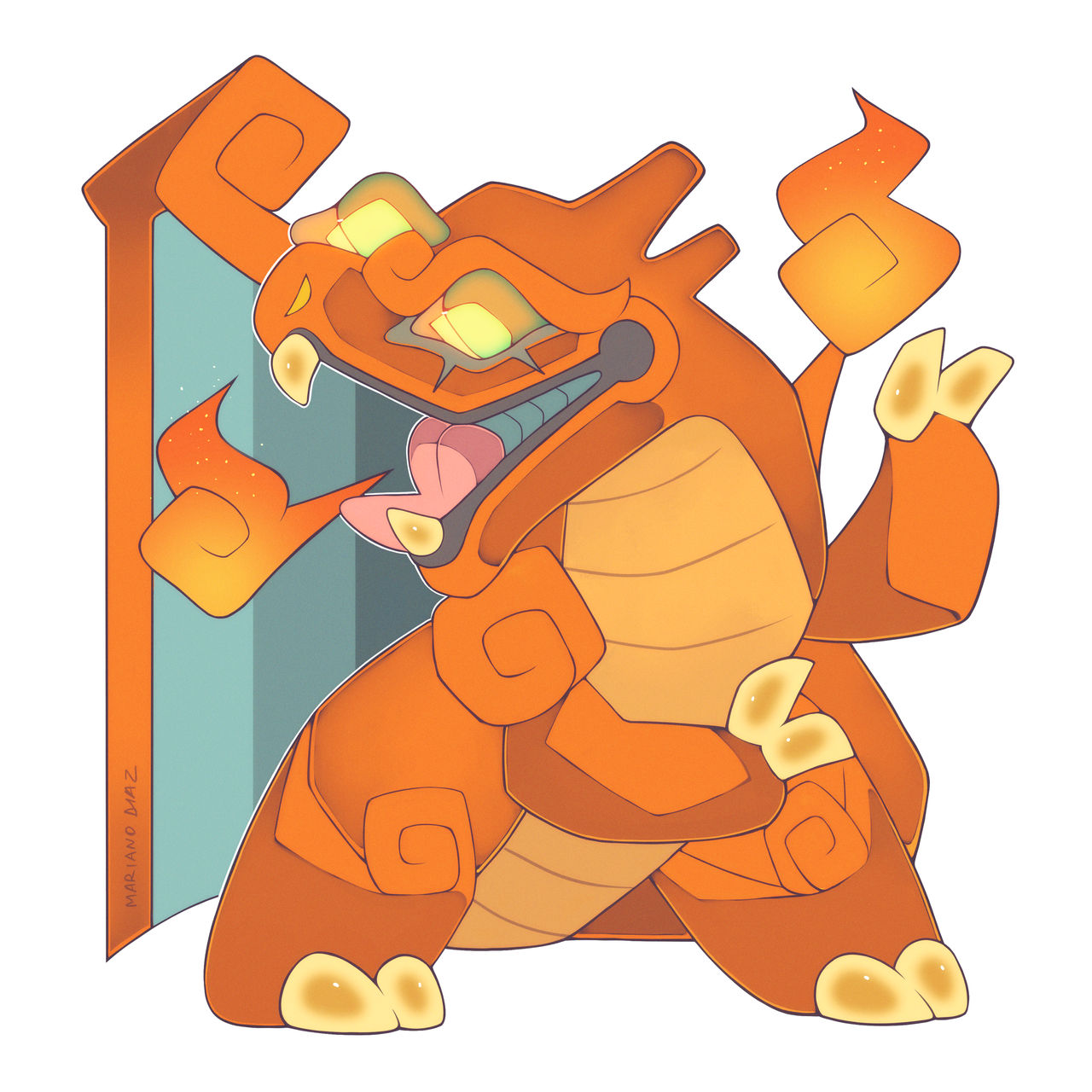 Lizardon Move Pokemon: Lizardon by sinner-moon on DeviantArt