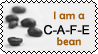 I am a CAFE bean Stamp