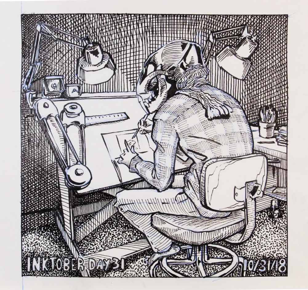 Day 31 INKTOBER COMPLETE! by Clean3d
