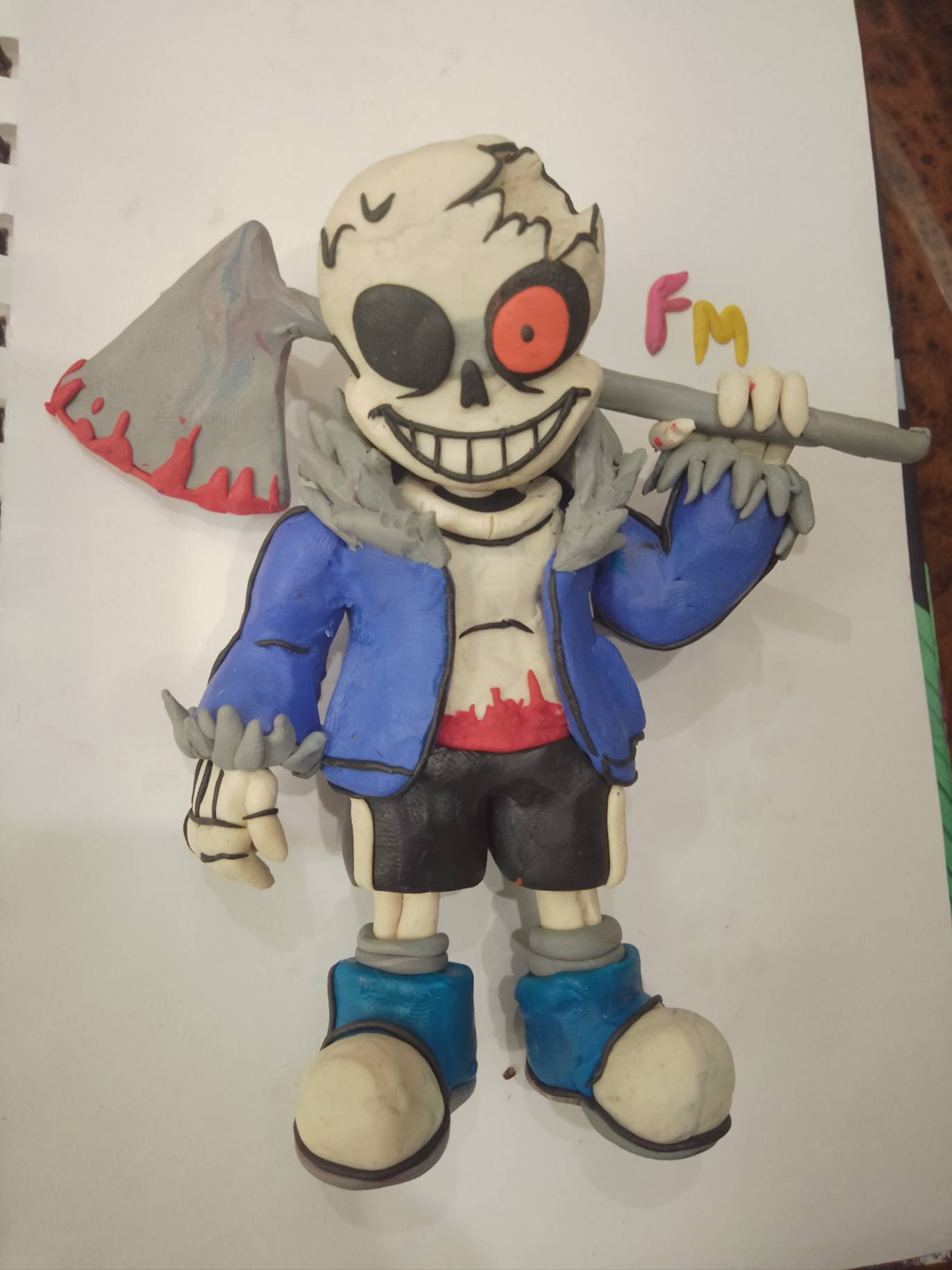 Horrorsans Clay Figurine 