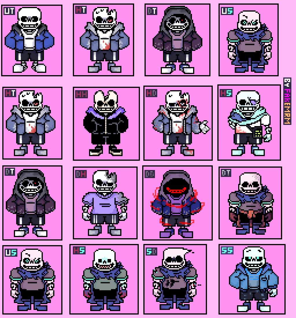 Sans AU Chart by LostIsMissing on DeviantArt