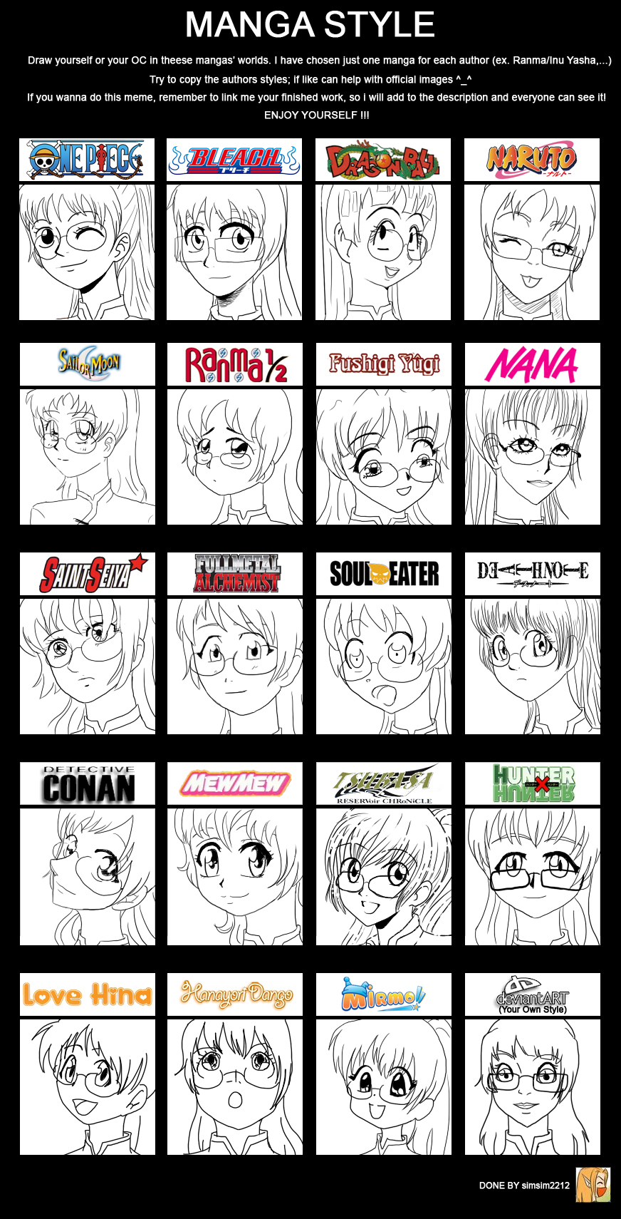 Manga Style Meme