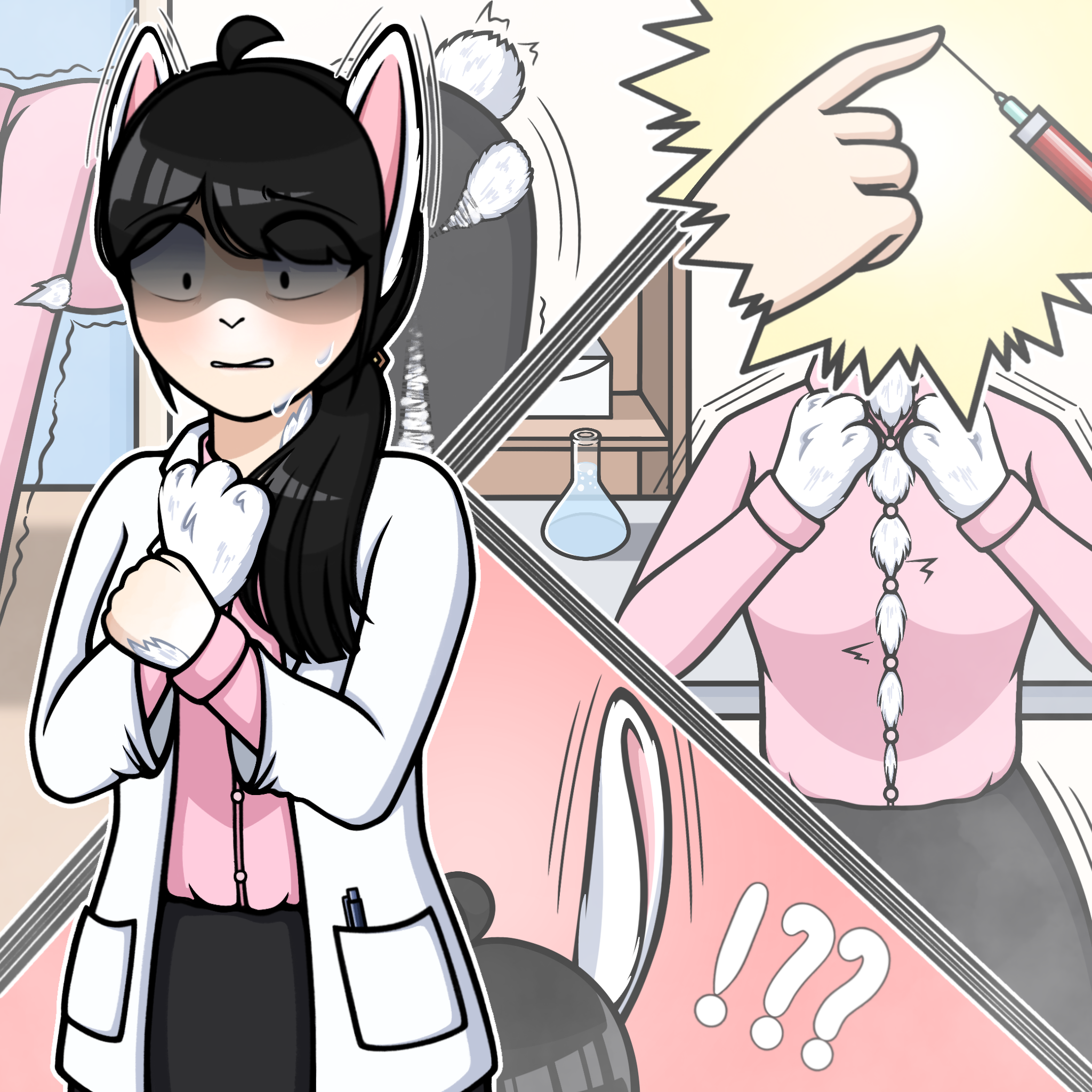 Tf Small Rabbit Be careful before experimenting (Rabbit Tf) by Magicalie on DeviantArt