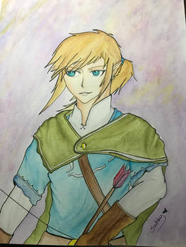 Link in watercolour