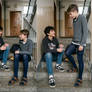 Boy in tights