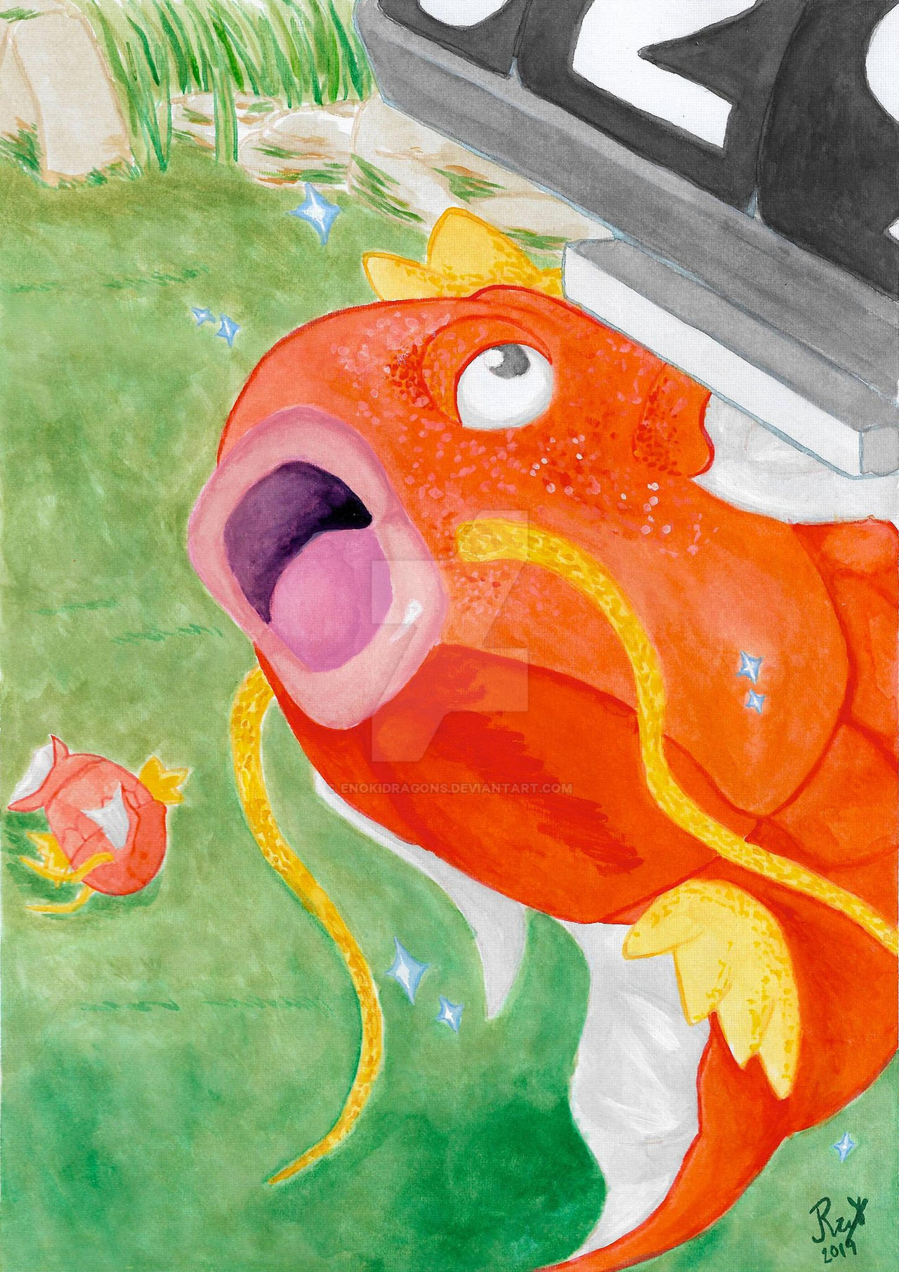 Magicarp Splalsh Magikarp Splash! by EnokiDragons on DeviantArt