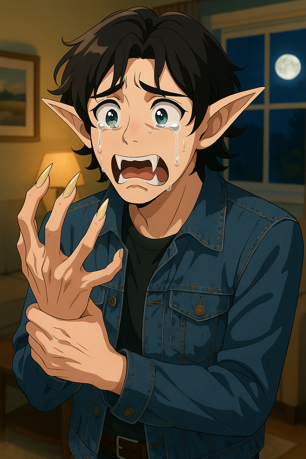 Male werewolf transformation by FeralFemales on DeviantArt