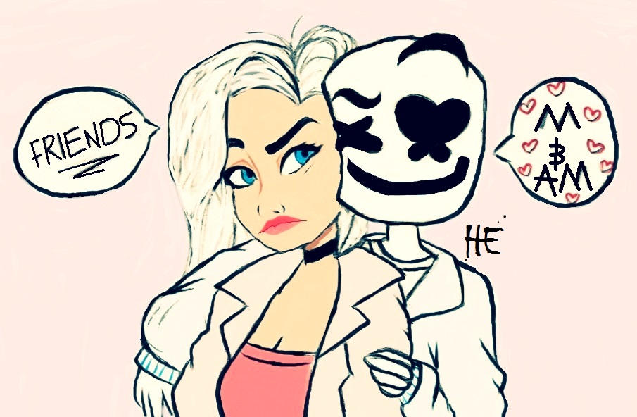 Marshmello And Anne Marie Friends By Hediehtheartist On Deviantart Marshmello And Anne Marie Friends By Hediehtheartist On Deviantart