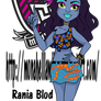 Monster High OC: Rania Blod