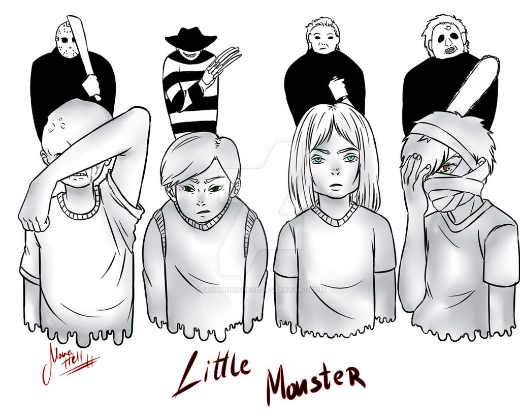 Horror Films : Little monster by MissMonahell on DeviantArt