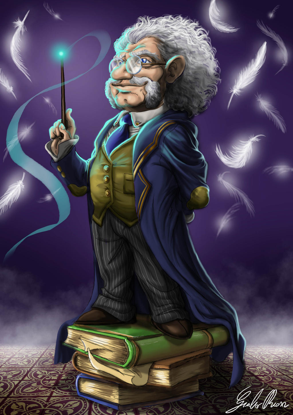 Filius Flitwick by Caedes-art on DeviantArt