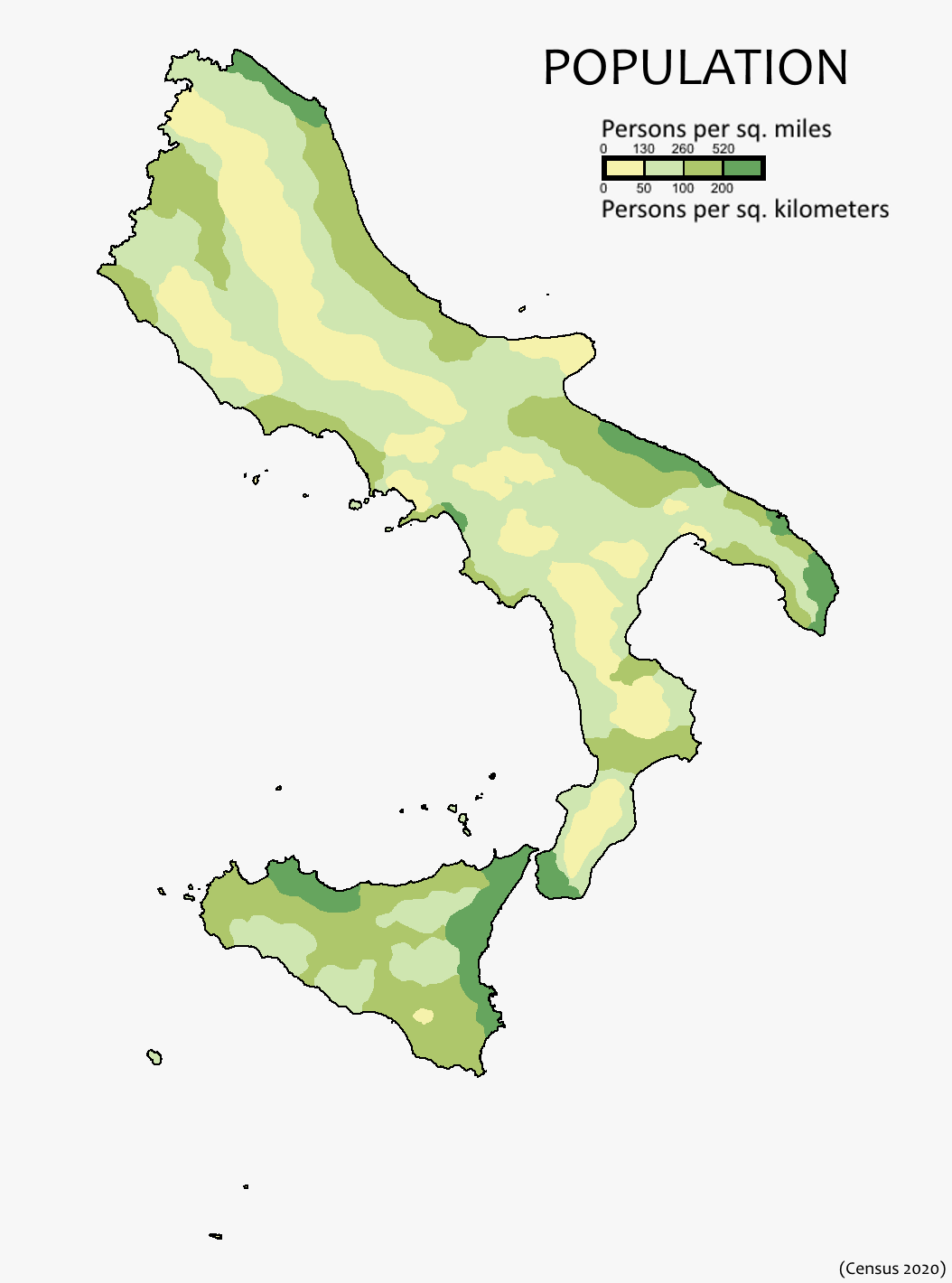 Population desity map of Sicily (1983 Doomsday) by Al3ssio97 on DeviantArt