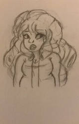 Rose Quartz pencil drawing