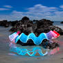 Neon Oyster, Light Painting