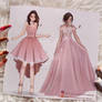 Beige Pink Dresses