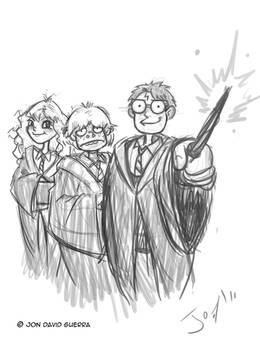 Harry, Ron, Hermione