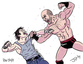 Dean Ambrose vs Cesaro