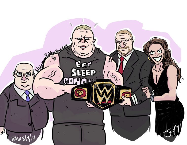 Brock Lesnar WWE World Heavyweight Champion