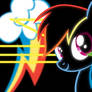 Rainbow Dash Neon Wallpaper