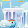 Rainbow Dash Windy Mane iPhone Wallpaper
