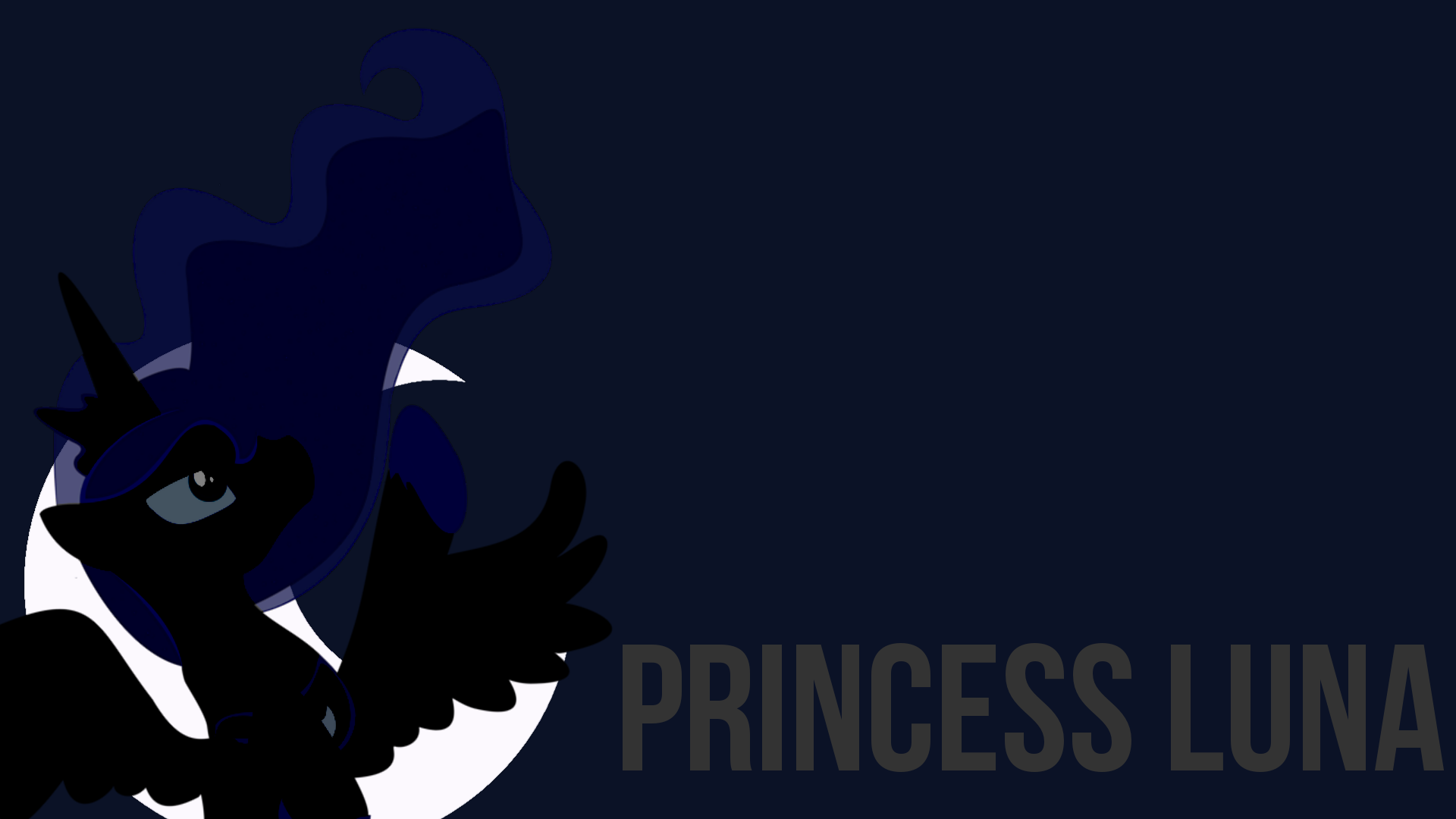 Luna Minimalistic Wallpaper