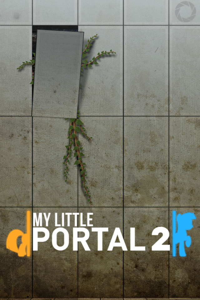 My Little Portal Iphone Wallpaper By Rdbrony16 On Deviantart