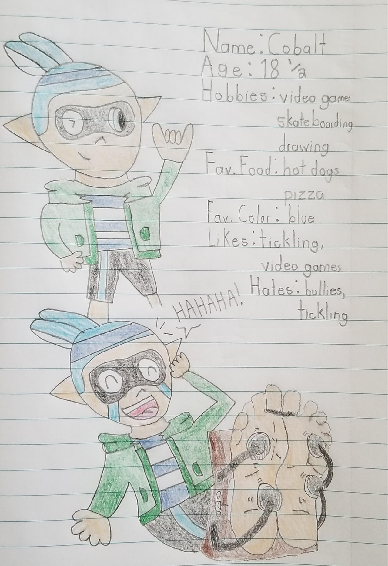 Splatoon OC Bio: Cobalt U. Marine by SquidSisterFan12 on DeviantArt