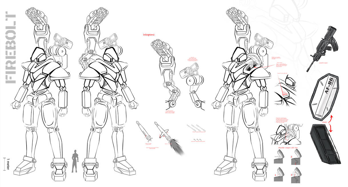 Mech Weapon Tutorial Mecha Model 1 mech weapons and accessories by Vegeta1006 on DeviantArt
