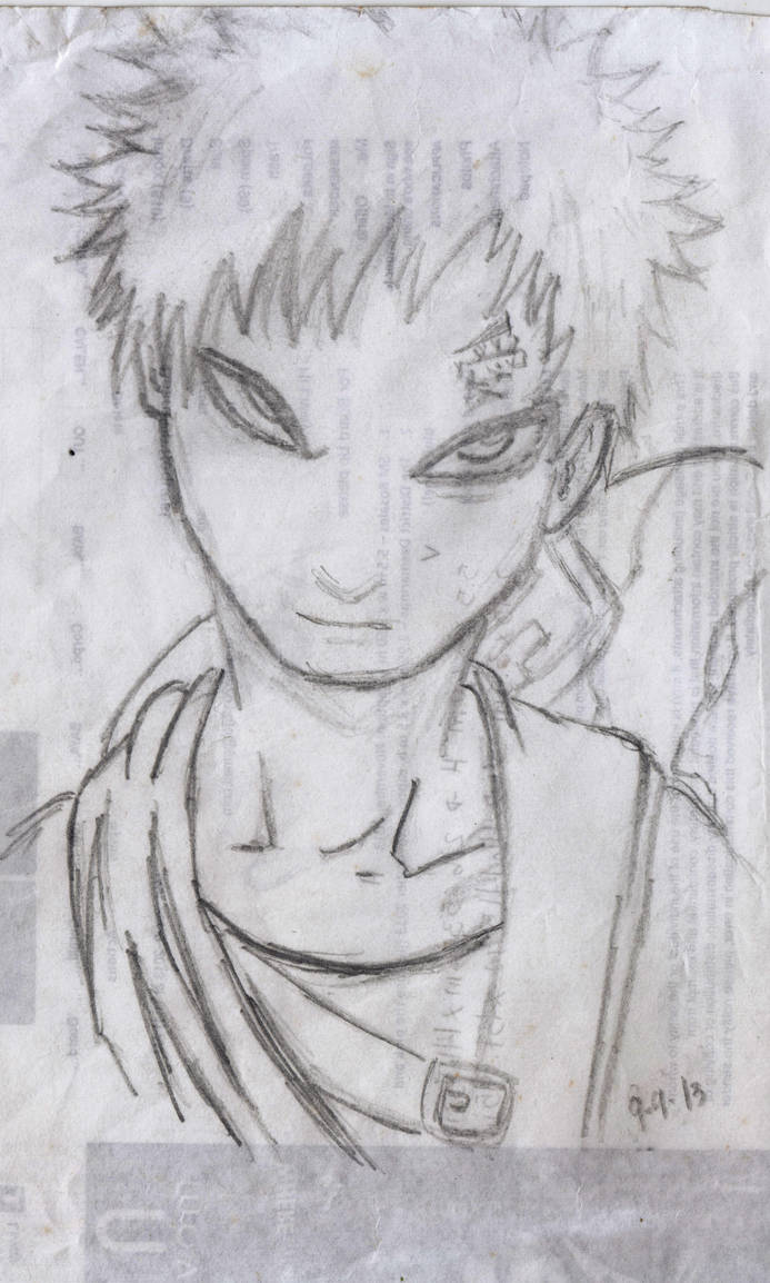 Gaara by Vegeta1006 on DeviantArt
