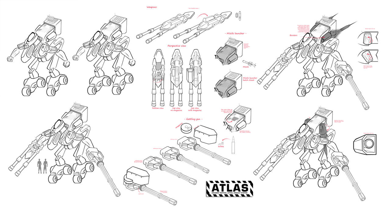 Mech Weaponry Mecha Model 11 mech weapons and accessories by Vegeta1006 on DeviantArt